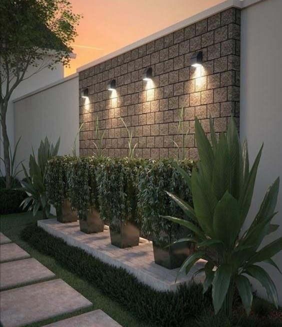 Mur extérieur décoratif